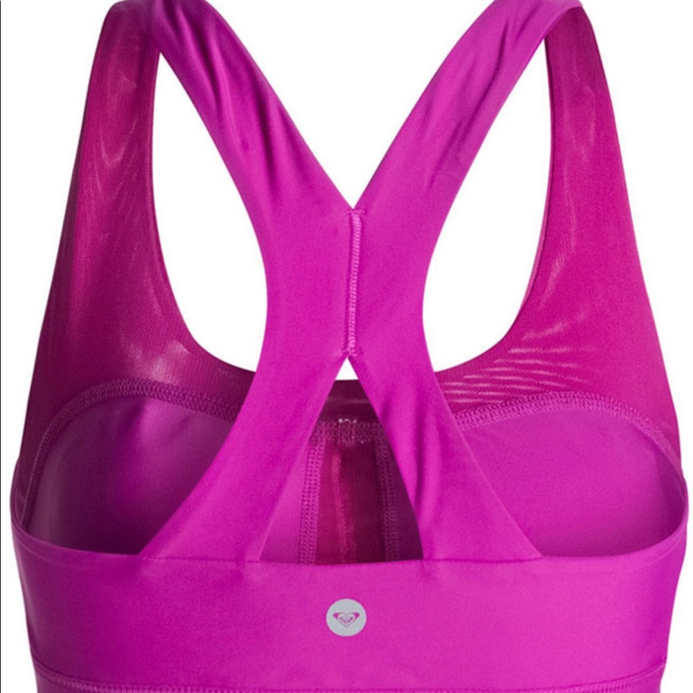 🆕Roxy Juniors Spirit Bra, Bright Orchid, Small - Picture 8 of 8